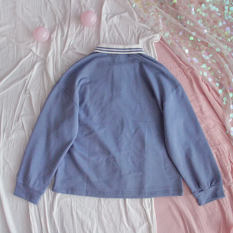 "HELLO PLANET" SWEATSHIRT N111205