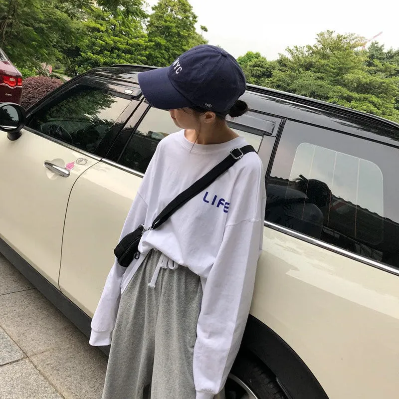 "LIFE" LONG SLEEVED SHIRT K090704