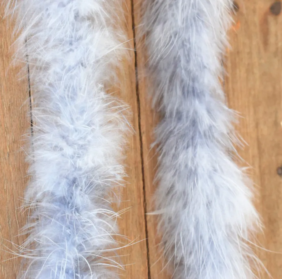 "Night In" (15  Colors) Sheer Mini Fluffy Feather Robe