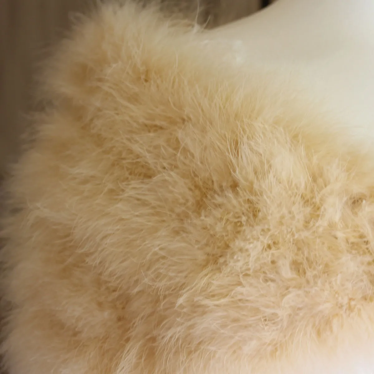 "Night In" (15  Colors) Sheer Mini Fluffy Feather Robe