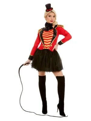 Ringmaster Costume Lady Red