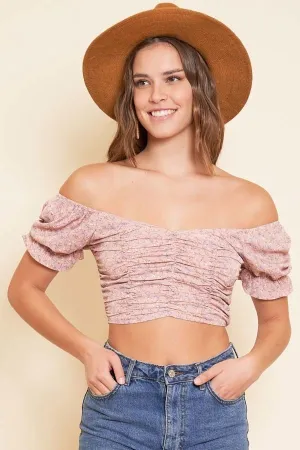 Rose Floral Short Sleeve Top 3/22/24 8293