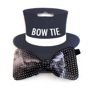 Sequin Bow Tie