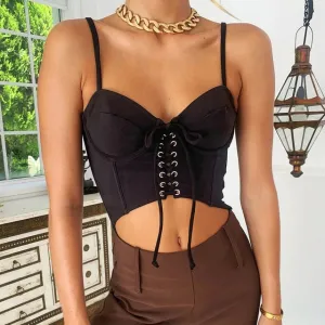 Sexy Corset Top Club Wear Bustier Tops