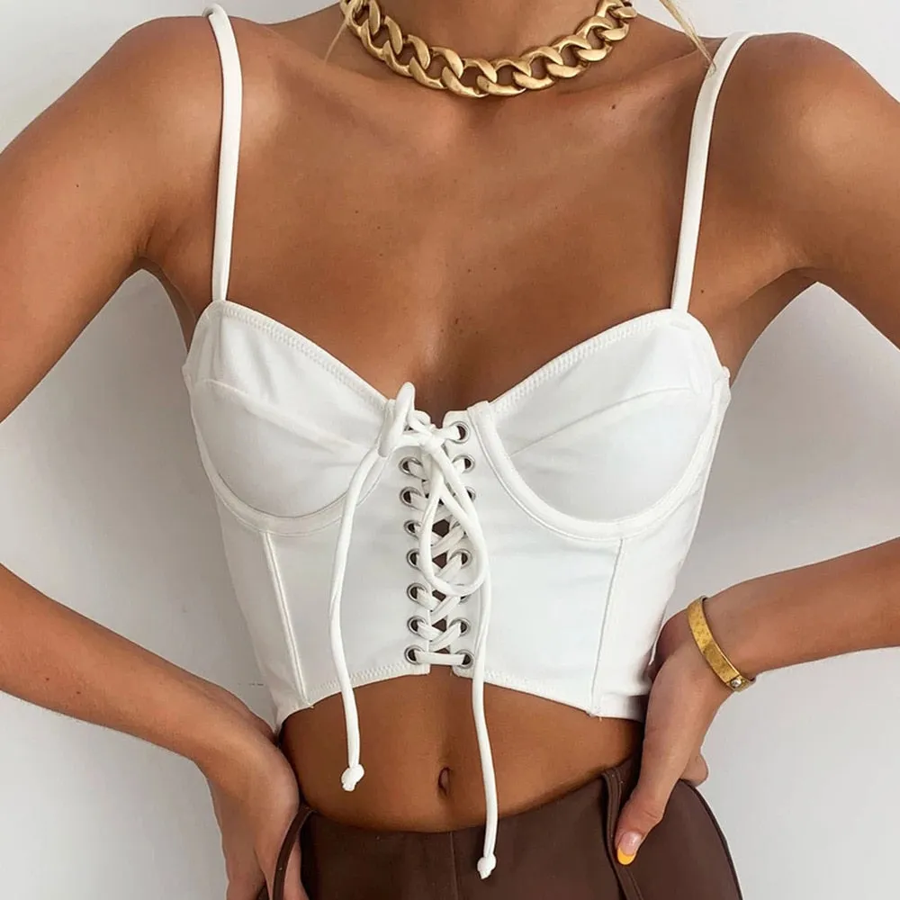 Sexy Corset Top Club Wear Bustier Tops