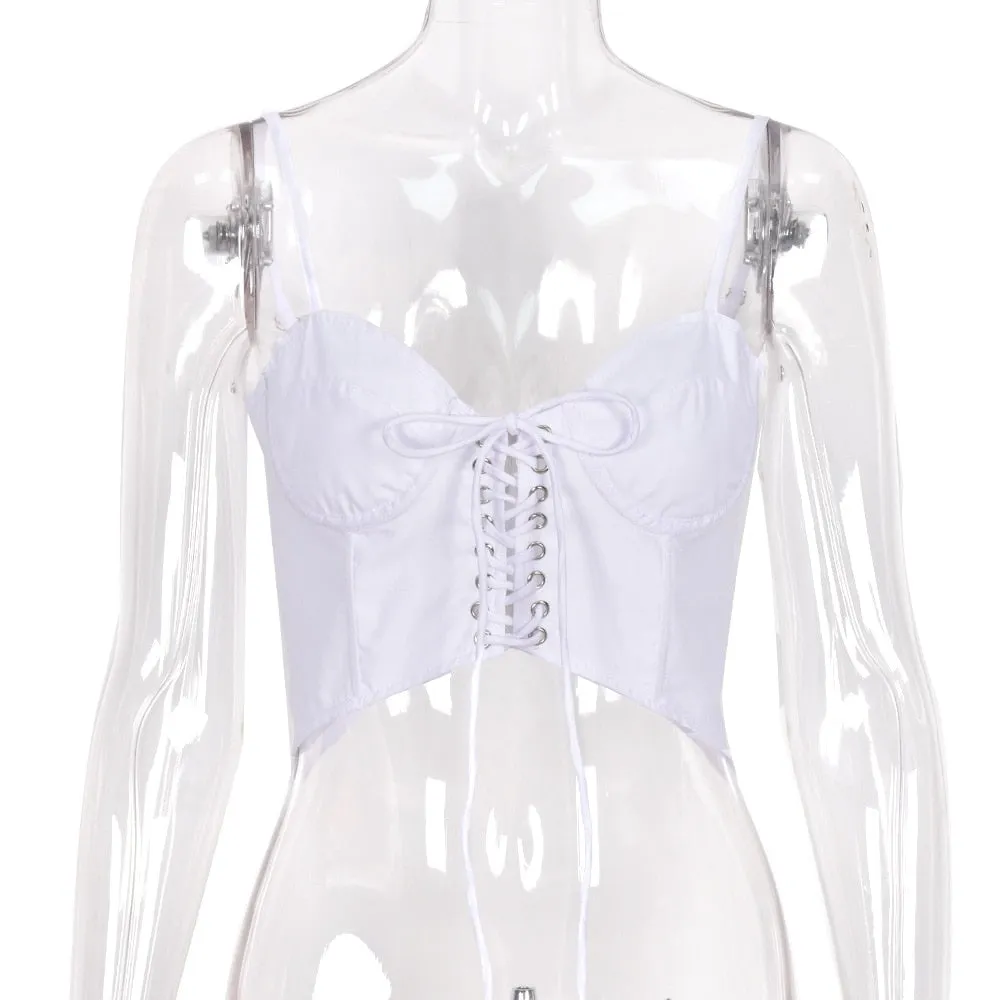 Sexy Corset Top Club Wear Bustier Tops