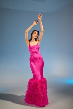 Shannon feather maxi