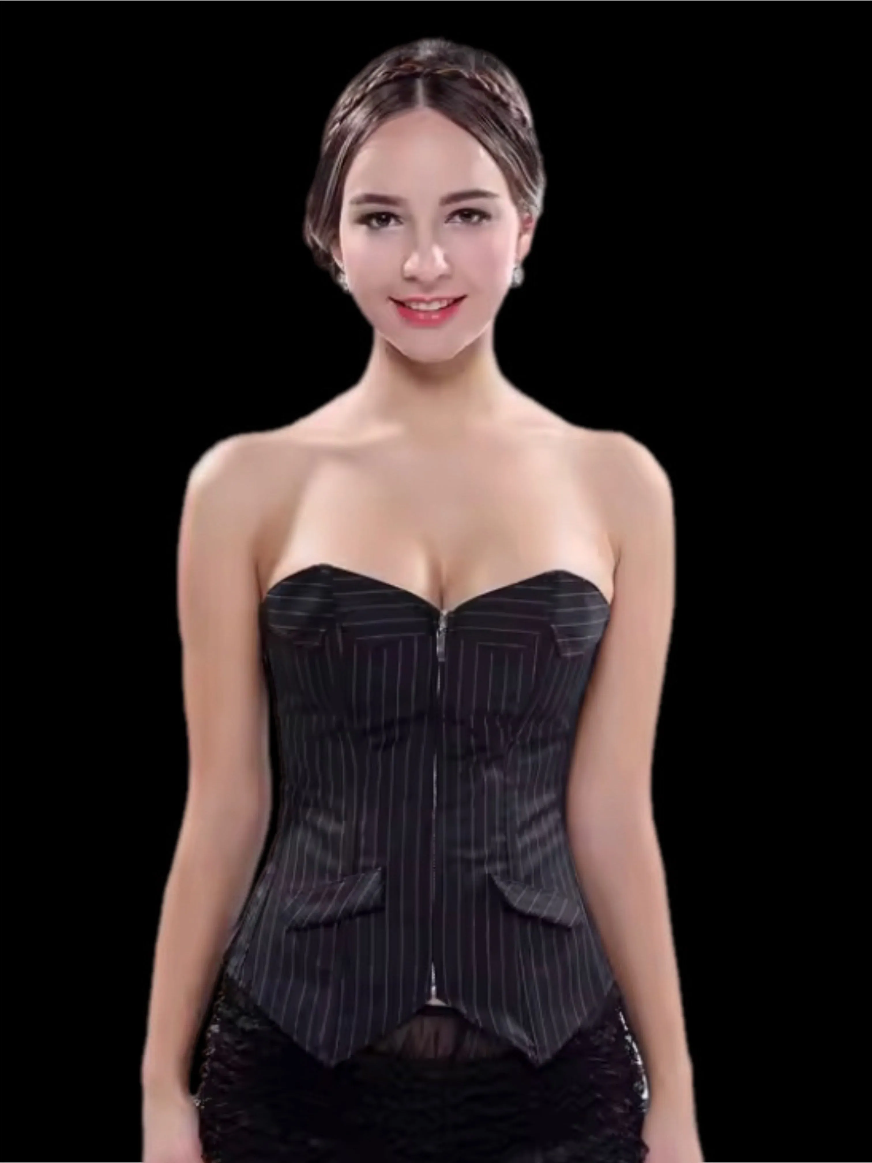 SHIRT STRIPED CORSET