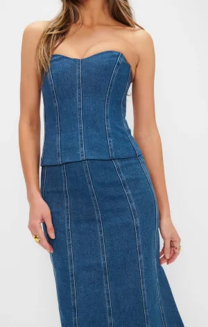 Show Me Your Mumu | Baton Rouge Top {Blue Indigo}