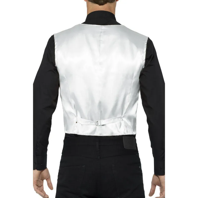 Silver Sequin Waistcoat
