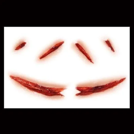 Smiley Halloween Costume Makeup 3D FX Transfers
