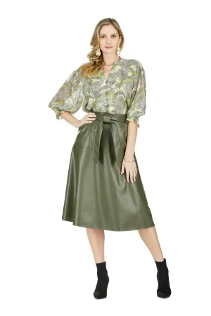 SMOCKED SHOULDER BLOUSE