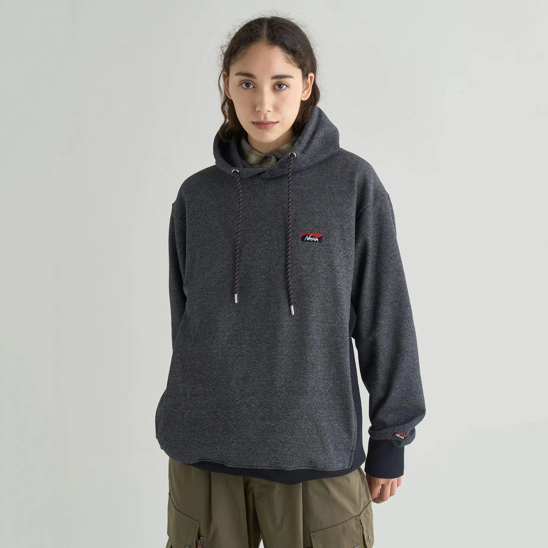 【SPECIAL PRICE】ECO HYBRID MINI BOX LOGO EMBROIDERY SWEAT HOODIE(UNISEX)
