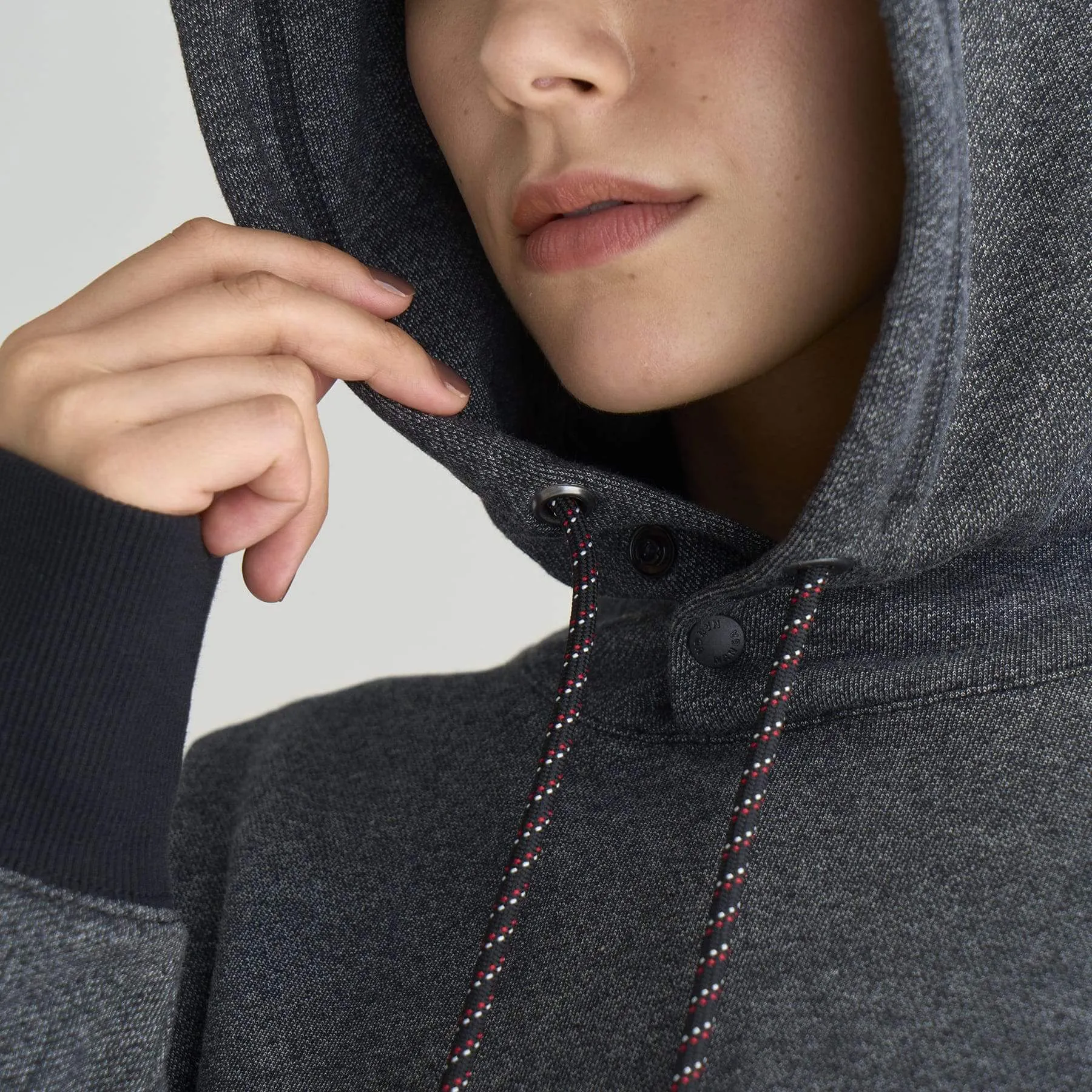 【SPECIAL PRICE】ECO HYBRID MINI BOX LOGO EMBROIDERY SWEAT HOODIE(UNISEX)