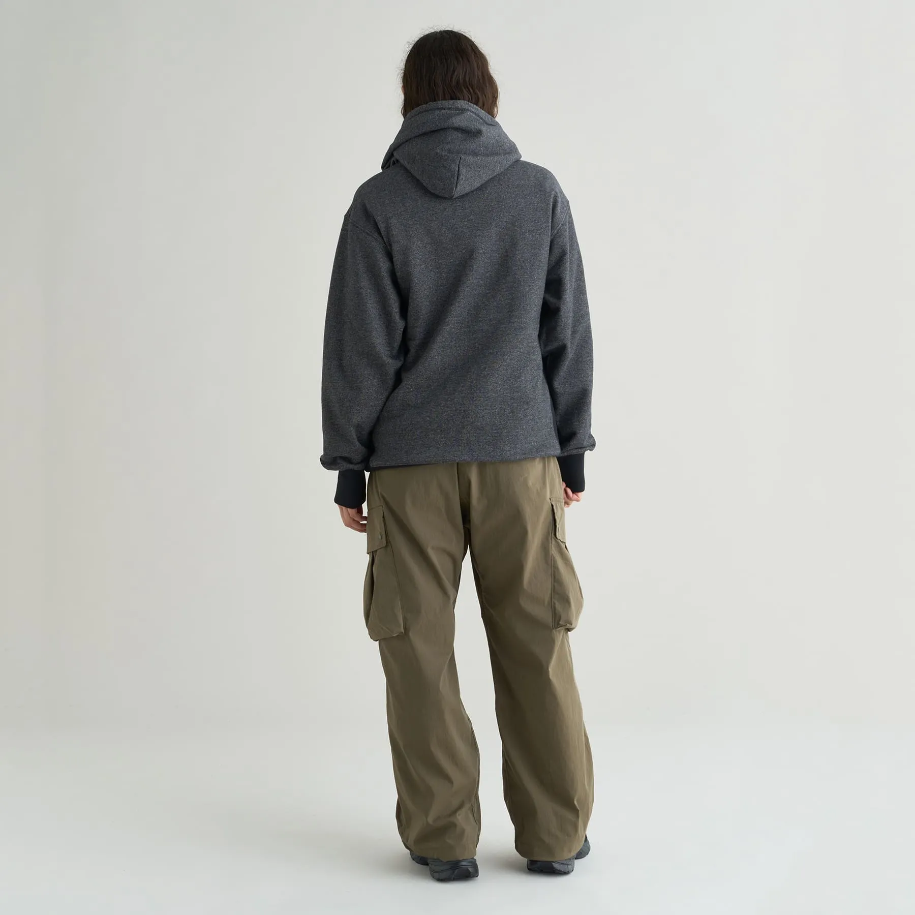 【SPECIAL PRICE】ECO HYBRID MINI BOX LOGO EMBROIDERY SWEAT HOODIE(UNISEX)