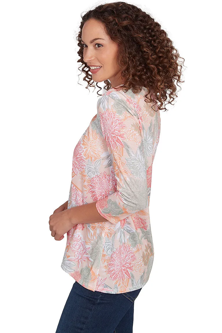 Spring Forward Floral Tunic