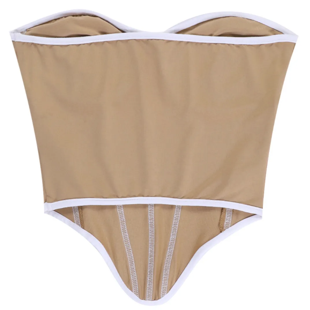 Strapless Nude Corset Top