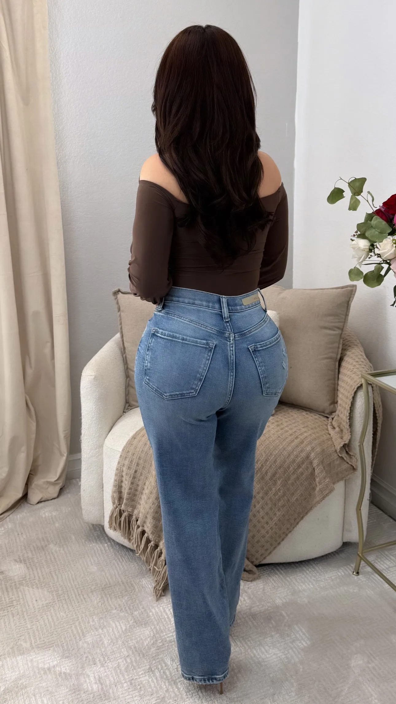 STUCK ON YOU MOCHA  BODYSUIT