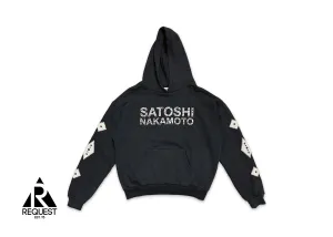 Studded Hoodie “Vintage Black"
