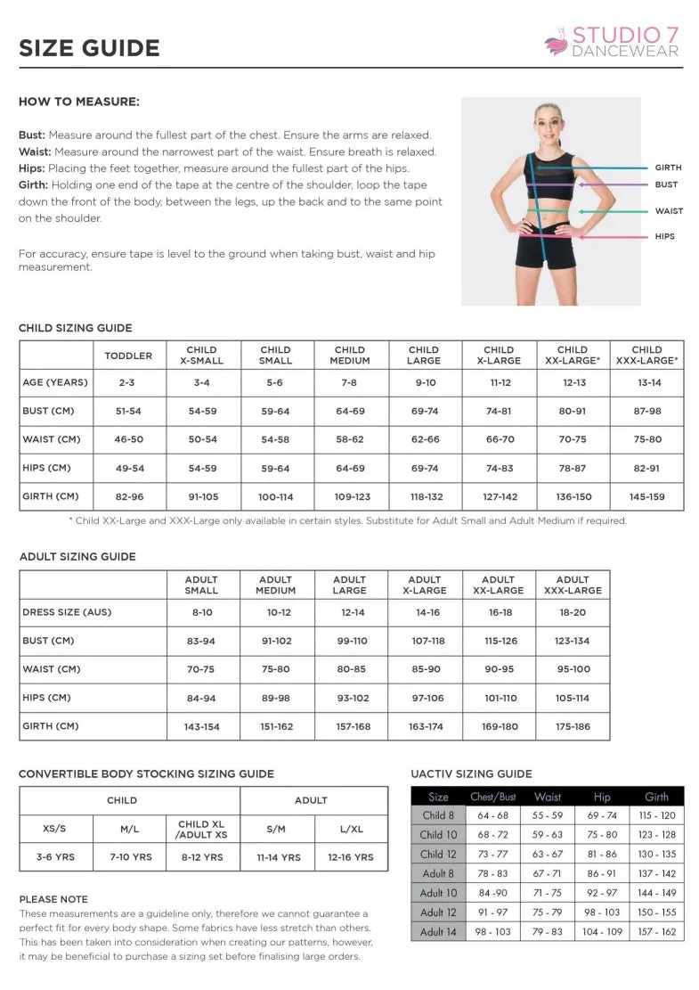 Studio 7 Ivy Lyrical Leotard ADL16/CHL16