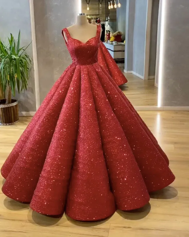 Stunning Burgundy Quinceanera Dress Square-Neckline Princess Ball Gowns vestidos de quinceañera Sweet 16 Dress