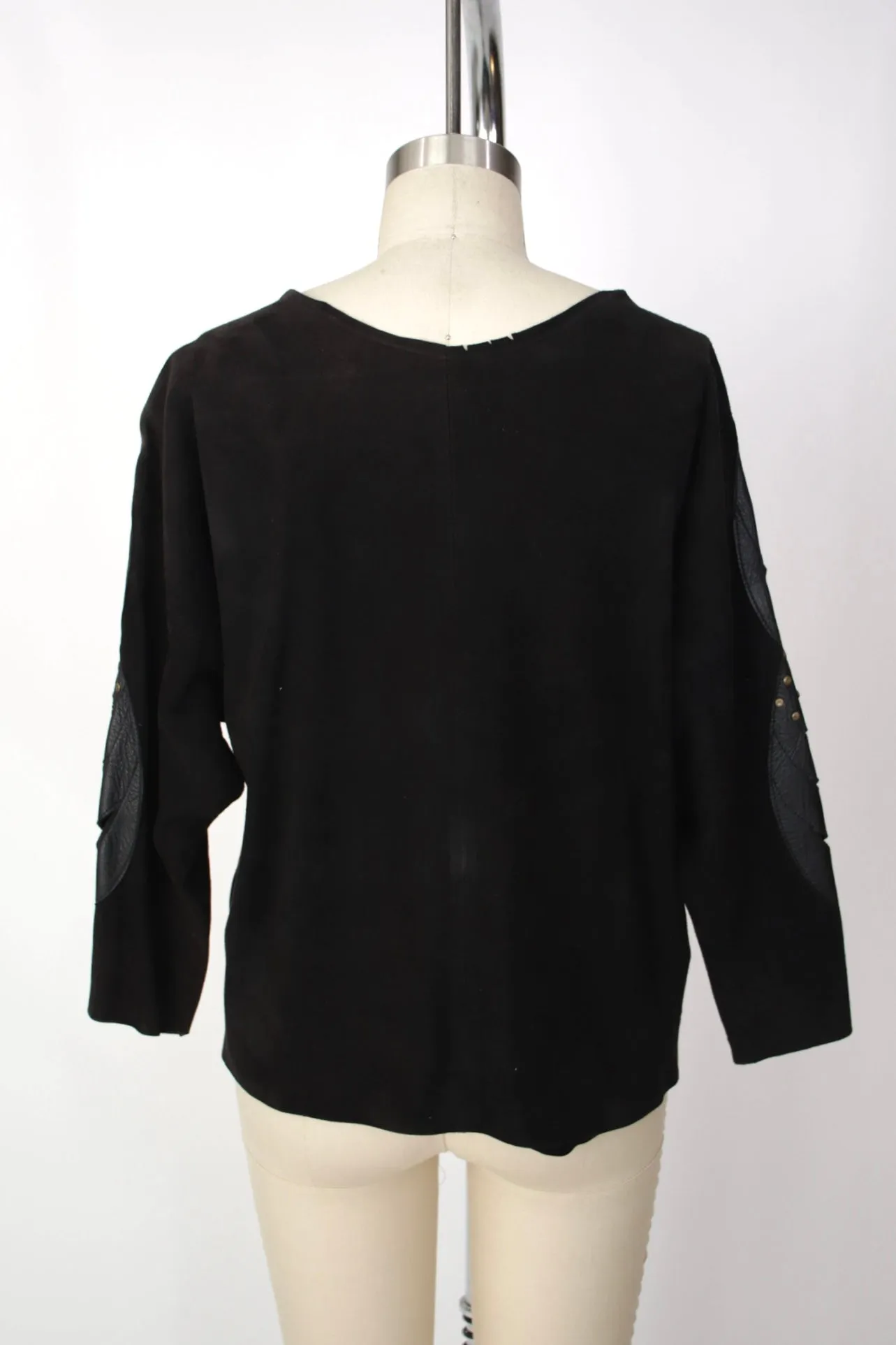 Suede Laser Cut Studded Top