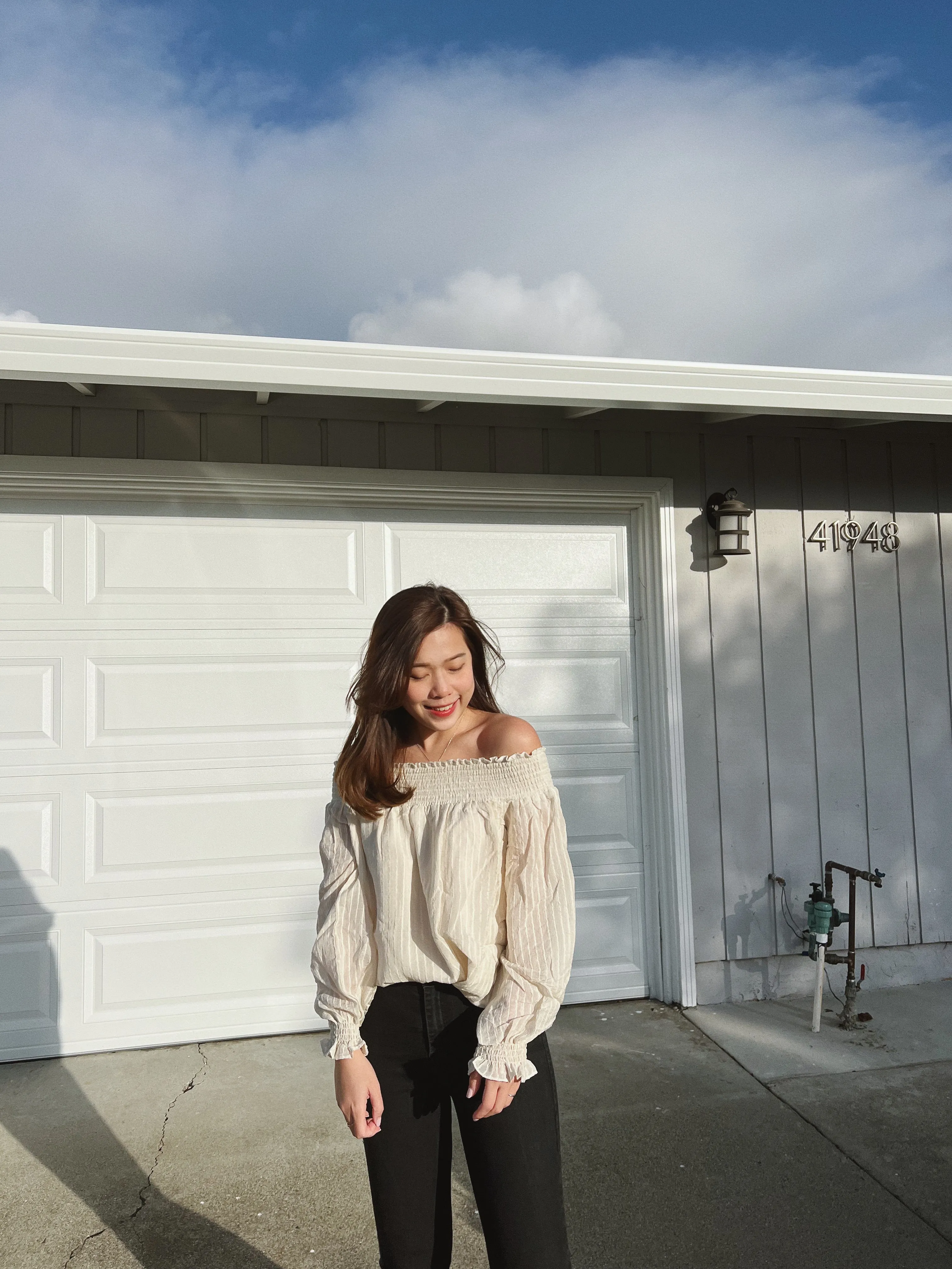 Sunny Afternoon Off Shoulder Top