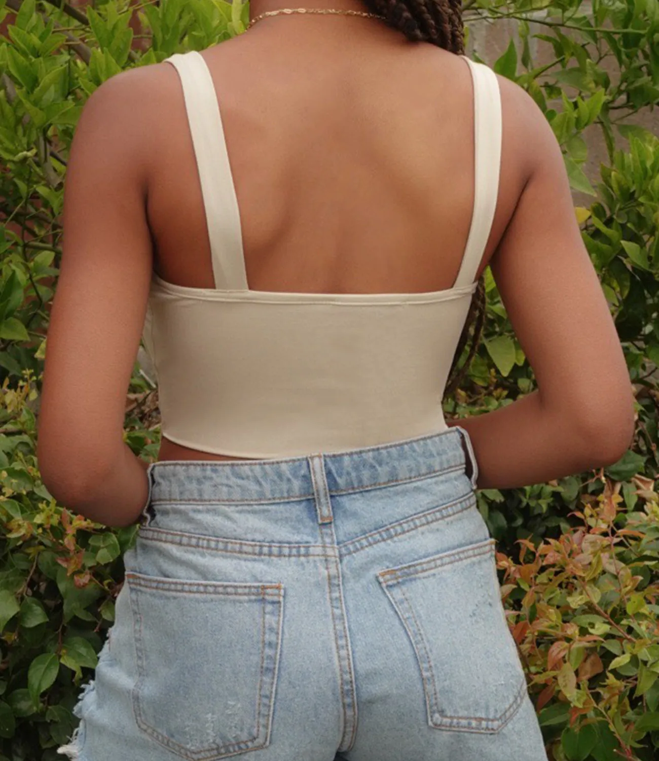 Sweet & Spicy Corset Top(Oatmeal)