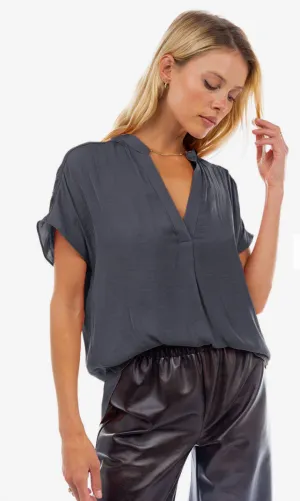 The Paige top-Charcoal