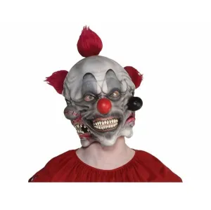 Three Headed Clown Latex Mask Ages 14 