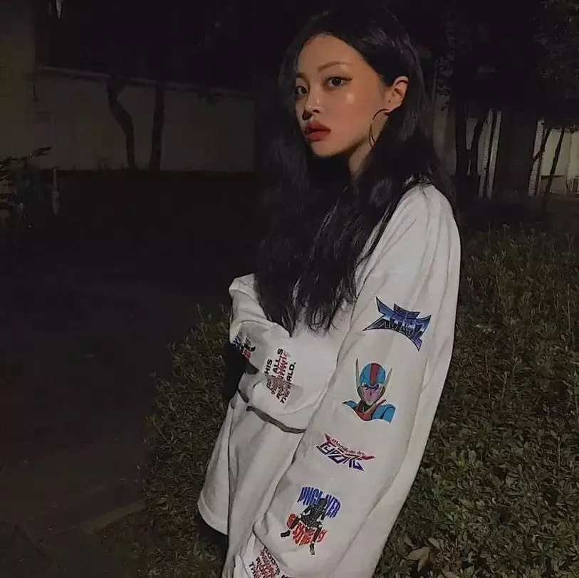 Ulzzang long sleeve t-shirt KF30396