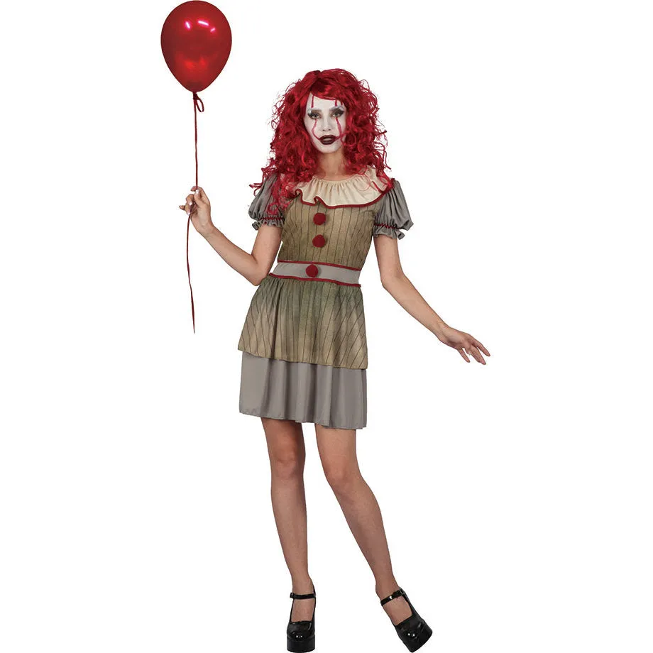 Vintage Clown Costume Ladies