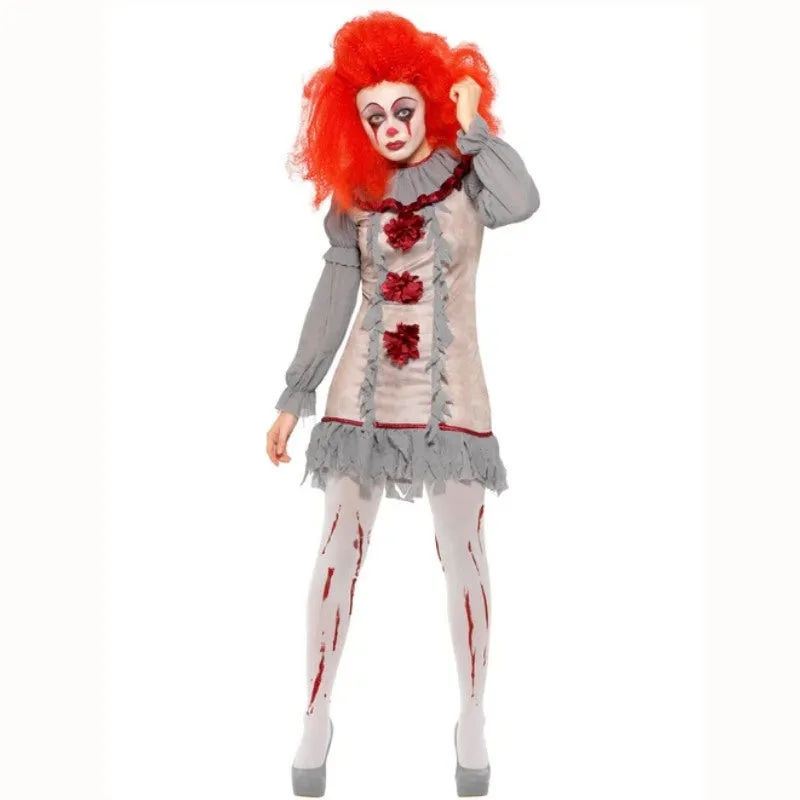 Vintage Clown Lady Costume