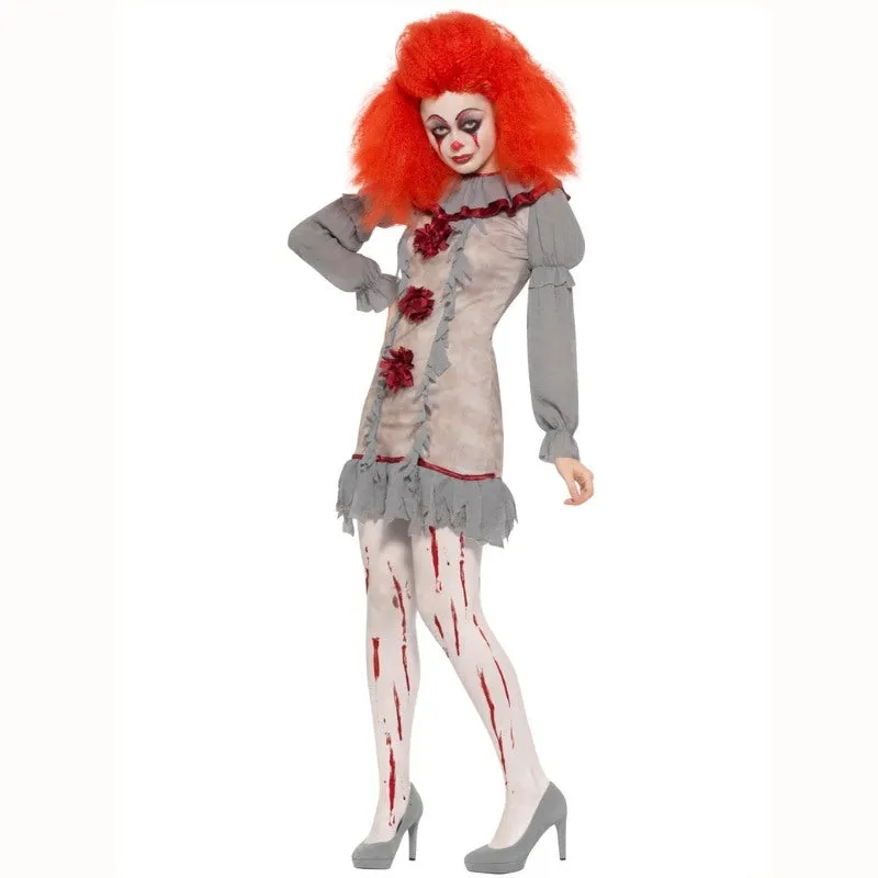Vintage Clown Lady Costume