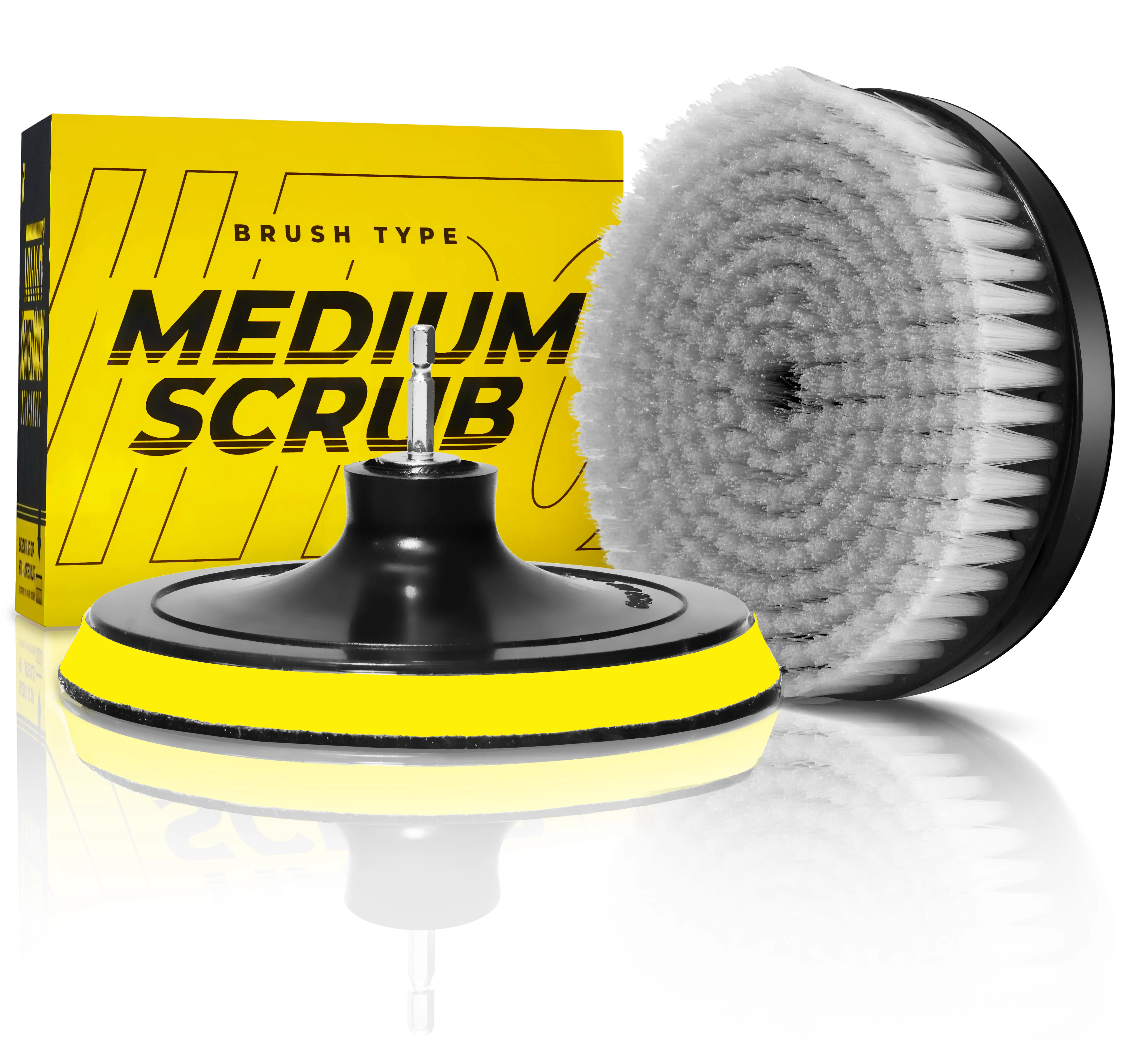 VViViD Drill Back Plate   Power Brush Attachment 4" (MCF)