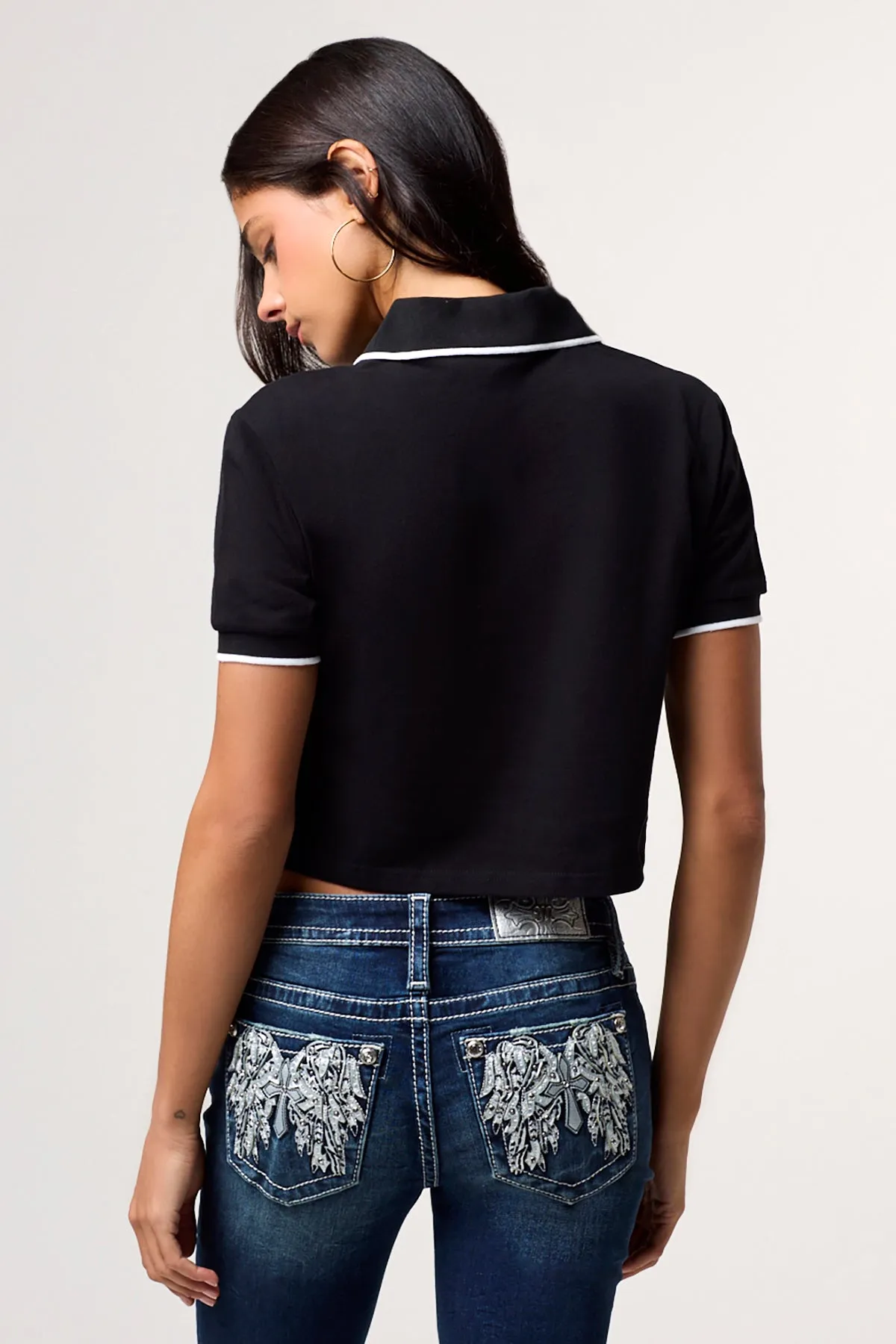 Waldorf Cropped Polo Shirt