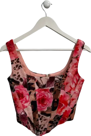 Wanderdoll Pink Bella Corset In Summer Rose UK 6