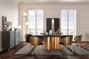 Wave Dining Dark grey SET
