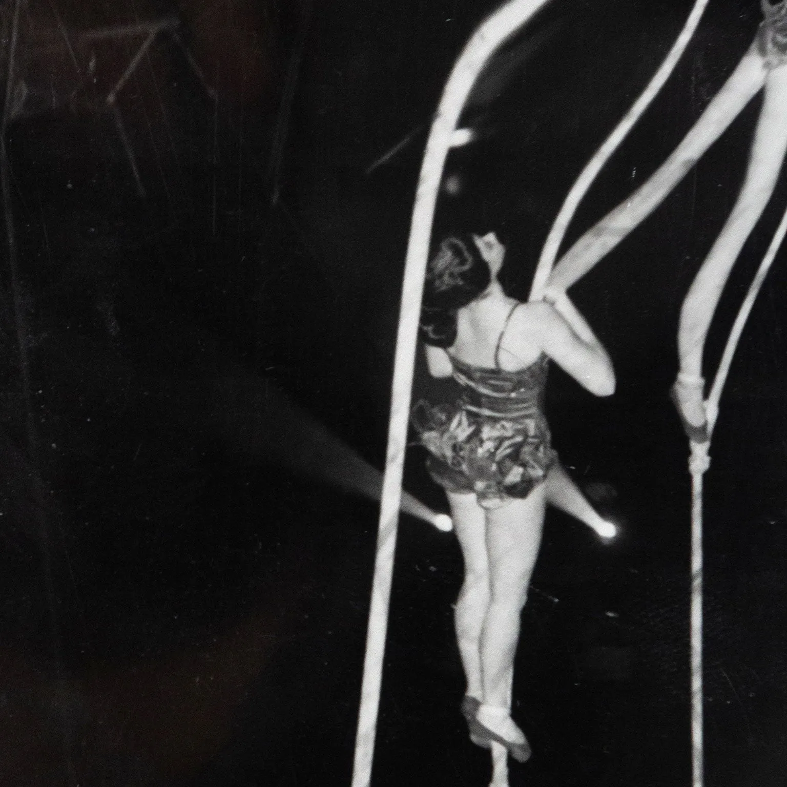 WEEGEE "TIGHTROPE LADIES" PHOTO, C.1950