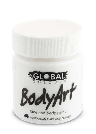 White Body and Face Paint