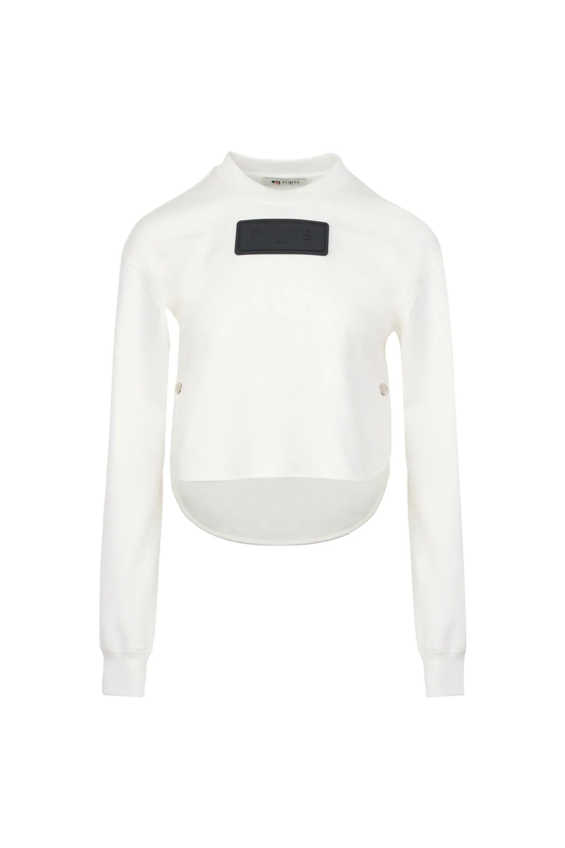 WHITE SNOWFALL SWEATSHIRT
