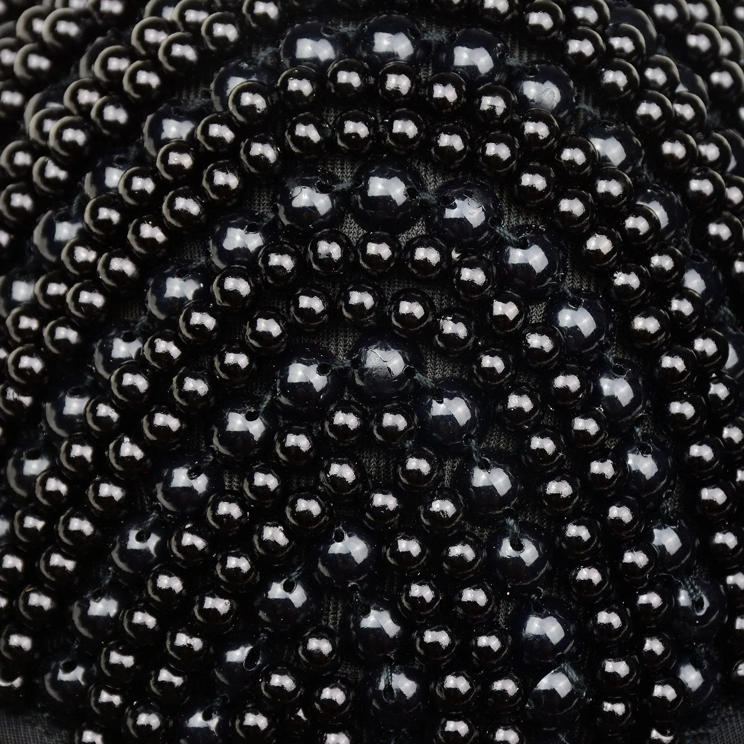 Woment's Pearls Beaded Bustier Crop Top Club Party Sexy Corset Top Bra Black