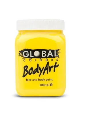 Yellow Body and Face Paint