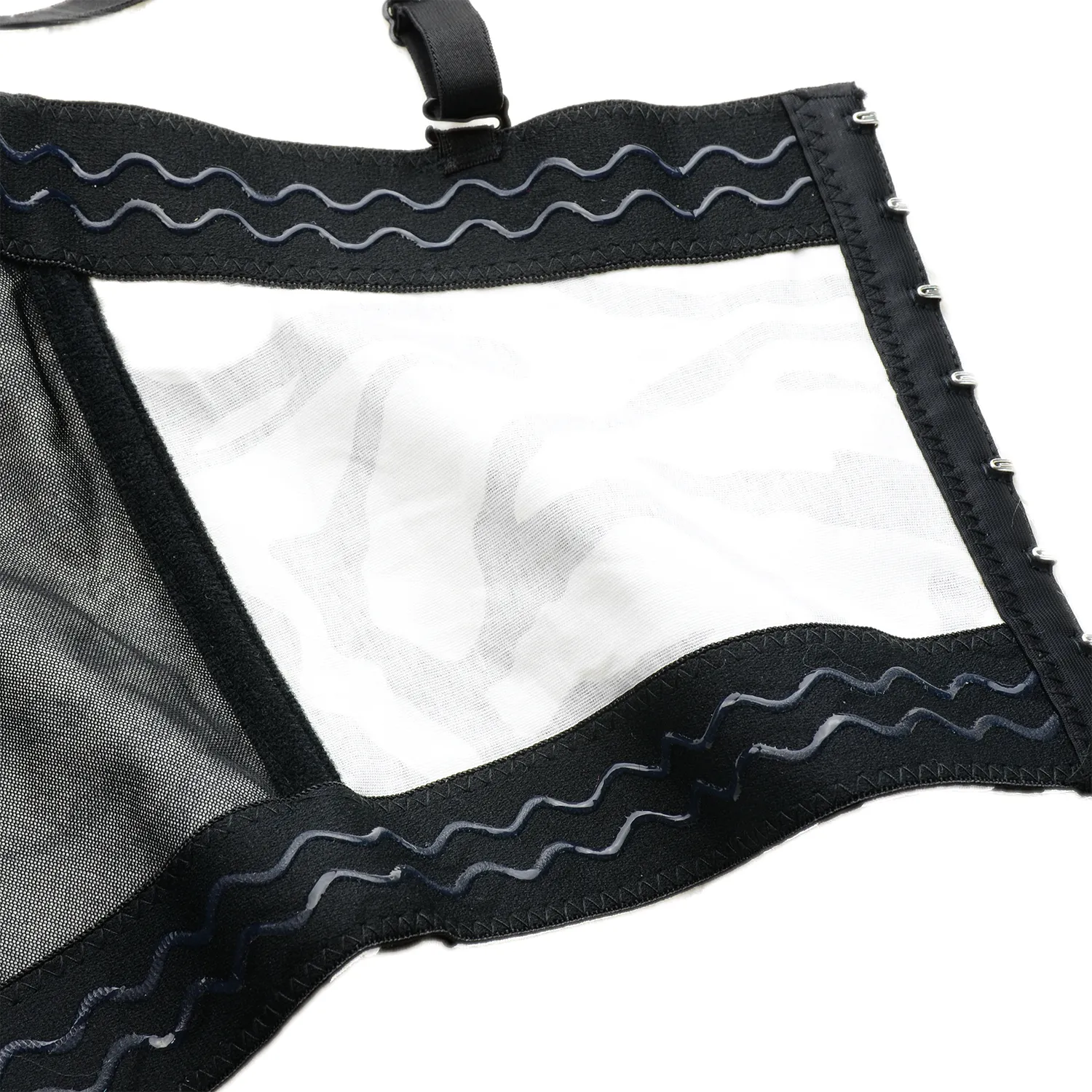 Zebra Pattern Bustier Crop Top Push Up Women's Corset Top Bra Black