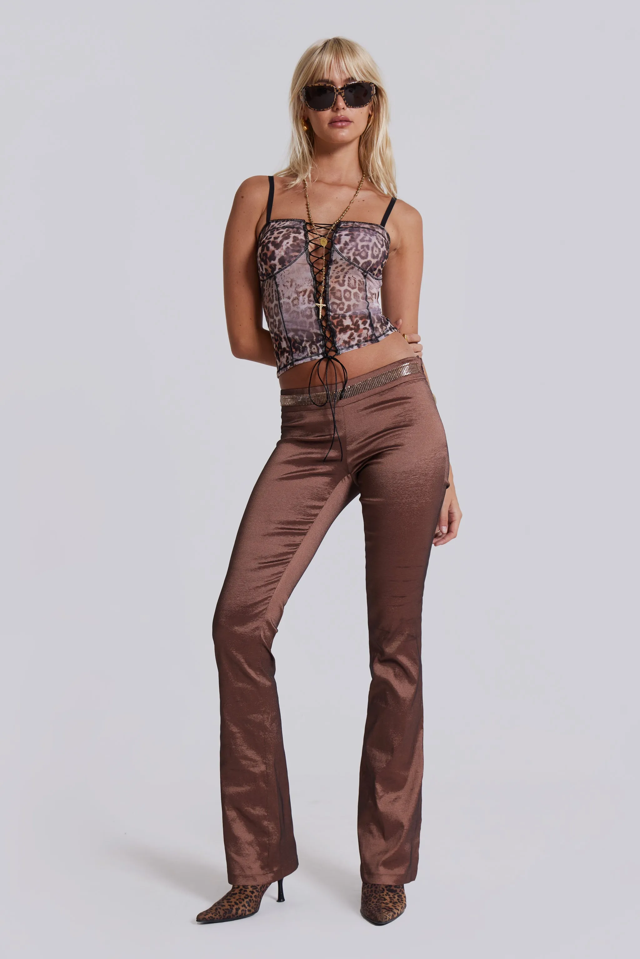 Zelda Lace Up Corset Top