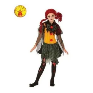 Zombie Girl Clown Costume Size L